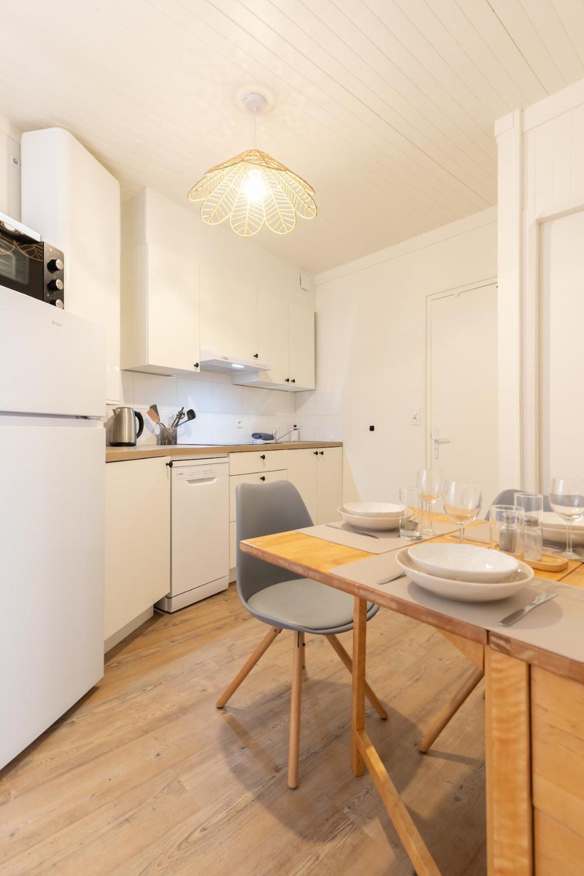 Au Petit Sommet 1 - Appartement Centre Ville 30M2 Modane Esterno foto